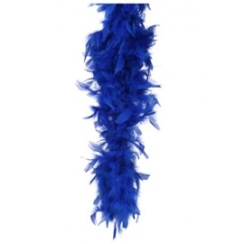 Boa de plumas azul marino de 80 gramos