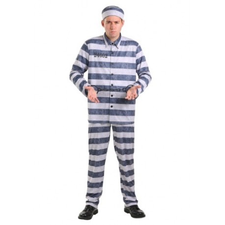Disfraz de prisionero vintage para hombre
