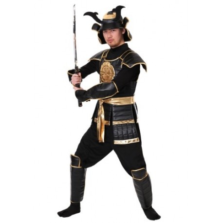 Disfraz de guerrero samurai imperial para hombre