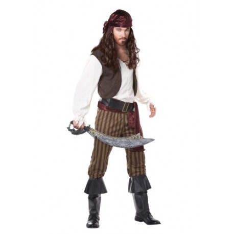 Disfraz de pirata canalla para hombre