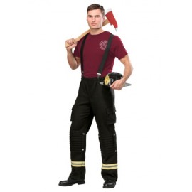 Disfraz de capitán de bomberos para hombre