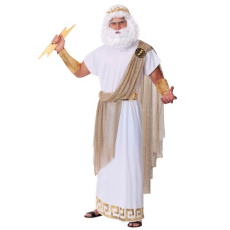 Disfraz de Zeus para hombre talla extra
