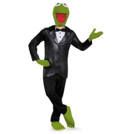 Disfraz de lujo de Kermit, la rana para adulto