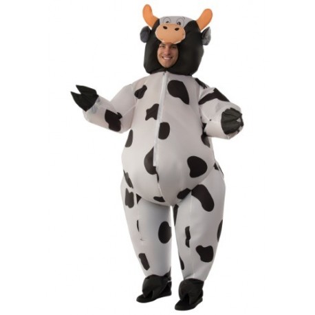 Disfraz de vaca inflable para adulto