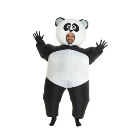 Disfraz inflable de panda para adulto