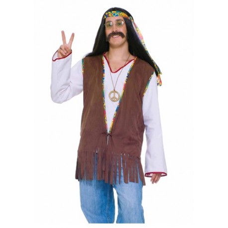 Chaleco hippie para hombre