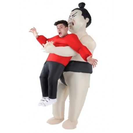 Disfraz inflable de luchador de sumo Pick Me Up para adulto