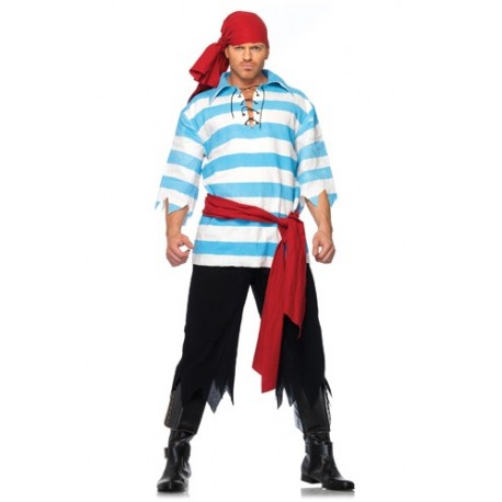 Disfraz de botín de pirata para hombre