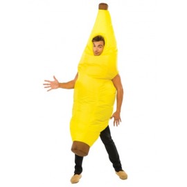 Disfraz de plátano inflable para adulto