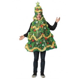 Disfraz de árbol de Navidad para adulto