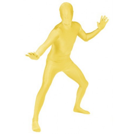 Morphsuit amarillo para adulto