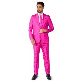Traje SuitMeister rosa básico para hombre
