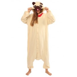 Disfraz de pijama Kigurumi Pug para adulto