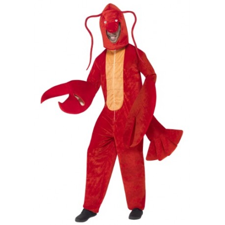 Disfraz de langosta roja para adulto