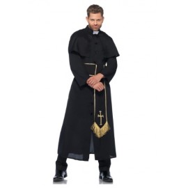 Disfraz de sacerdote para adulto