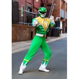 Disfraz de Power Ranger Verde musculoso para hombre