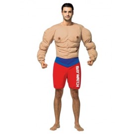 Disfraz de Baywatch musculoso para hombre