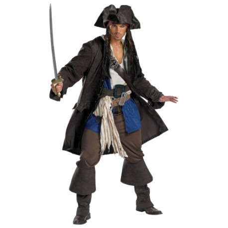 Disfraz de Capitán Jack Sparrow Prestige para adulto
