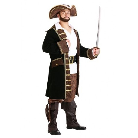 Disfraz de pirata realista para hombre