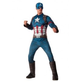 Disfraz del Capitán América Civil War Deluxe para hombre