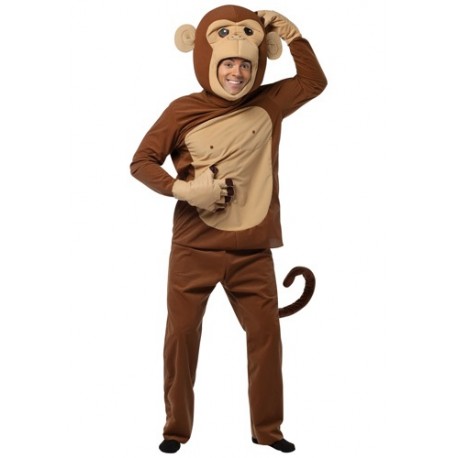 Disfraz de mono funky para adulto