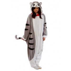 Disfraz de pijama Tabby Cat para adulto