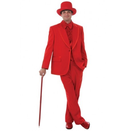 Esmoquin rojo para hombre