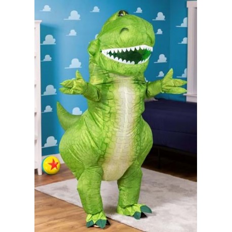 Disfraz inflable de Rex de Toy Story para adulto