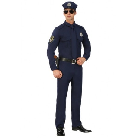Disfraz de policía para hombre talla extra