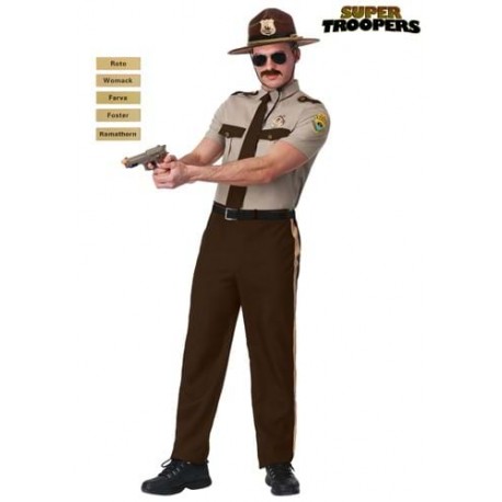 Disfraz de oficial estatal - Super Troopers