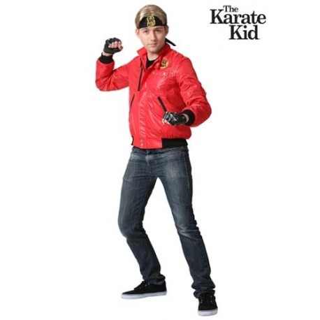 Chaqueta Cobra Kai roja de Karate Kid para adulto