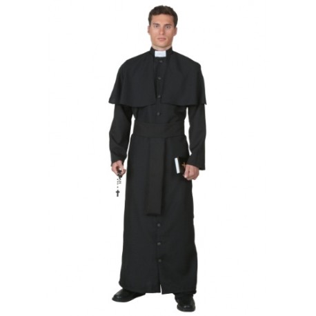 Disfraz de sacerdote deluxe talla extra