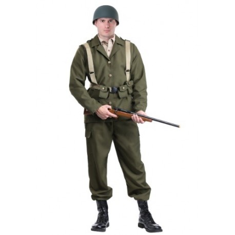 Disfraz de soldado de WW2 deluxe