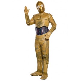 Disfraz de C-3PO de la Guerra de las Galaxias para adulto