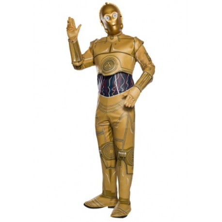 Disfraz de C-3PO de la Guerra de las Galaxias para adulto