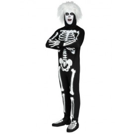 Disfraz de esqueleto SNL para hombre